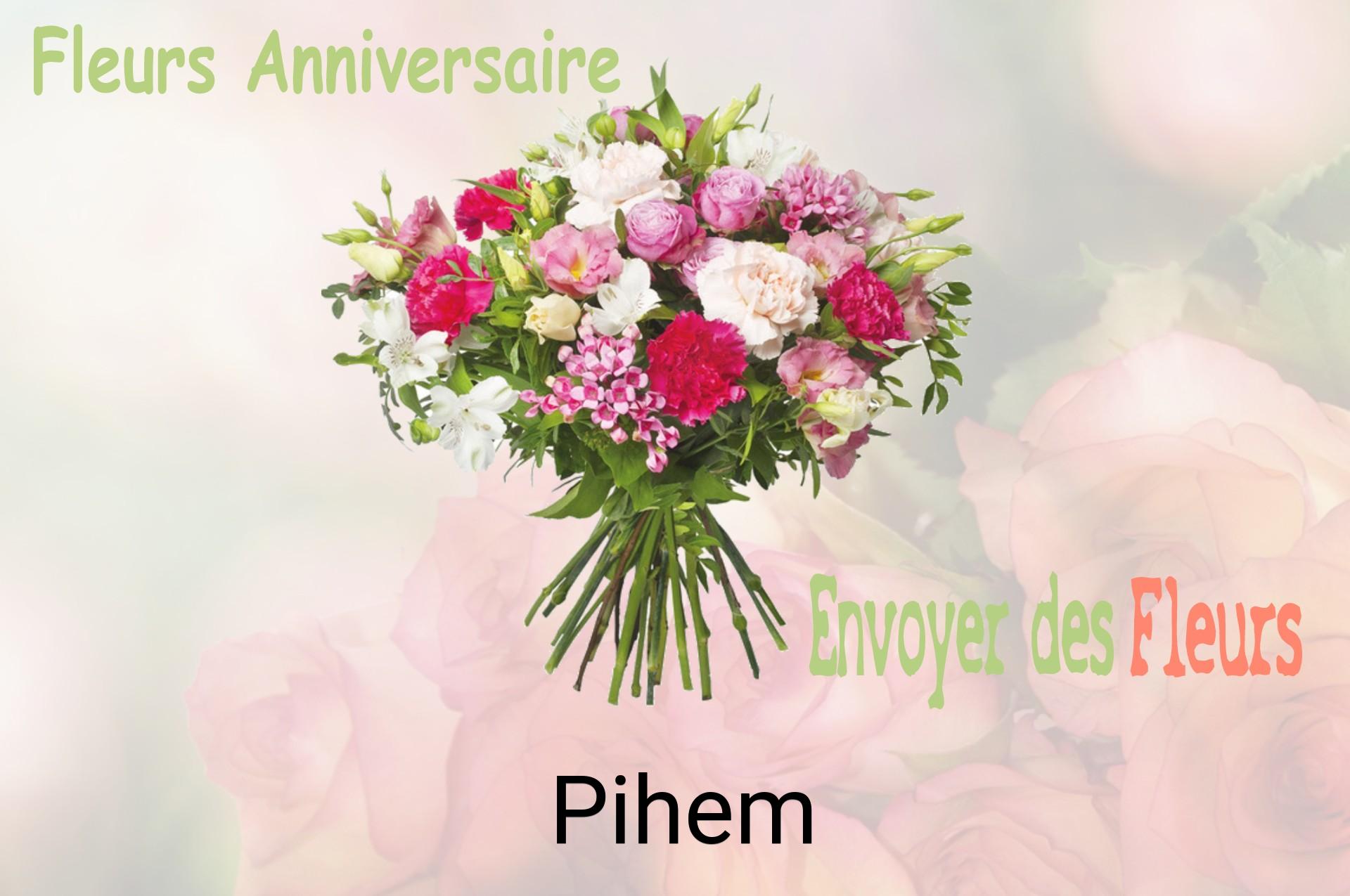 Bouquet de fleurs d’anniversaire livré à Pihem