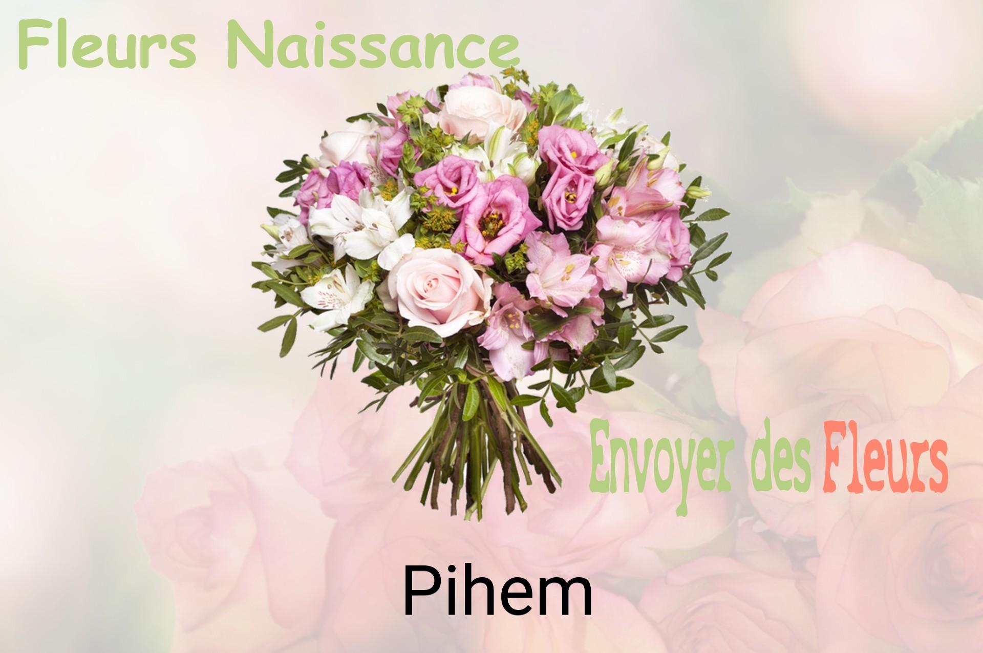 Bouquet de fleurs de naissance livré à Pihem